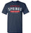 Cypress Springs High School Panthers Navy Unisex T-shirt 21