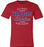 Oak Ridge War Eagles Premium Red T-shirt - Design 34