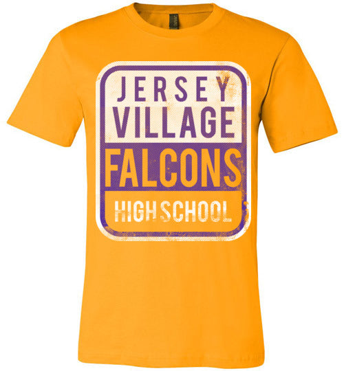 Jersey Village Falcons Premium Gold T-shirt - Design 01