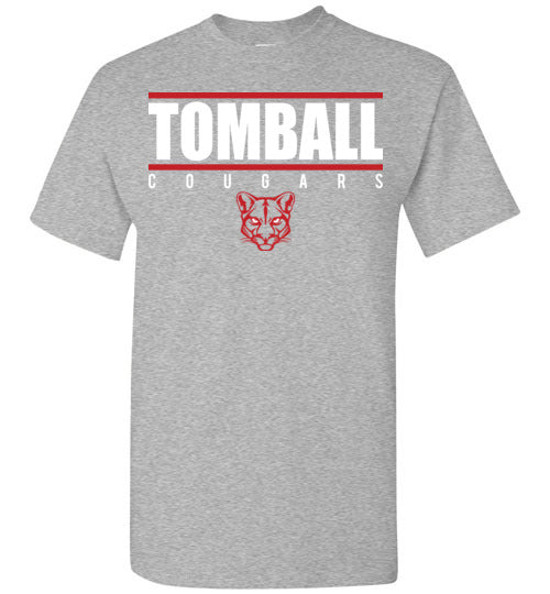 Tomball High School Cougars Sports Grey Unisex T-shirt  07