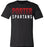 Porter Spartans Premium Black T-shirt - Design 24