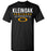 Klein Oak High School Panthers Black Unisex T-shirt 03