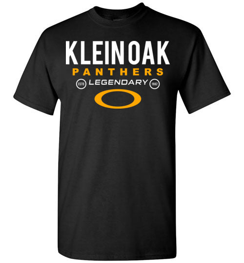 Klein Oak High School Panthers Black Unisex T-shirt 03