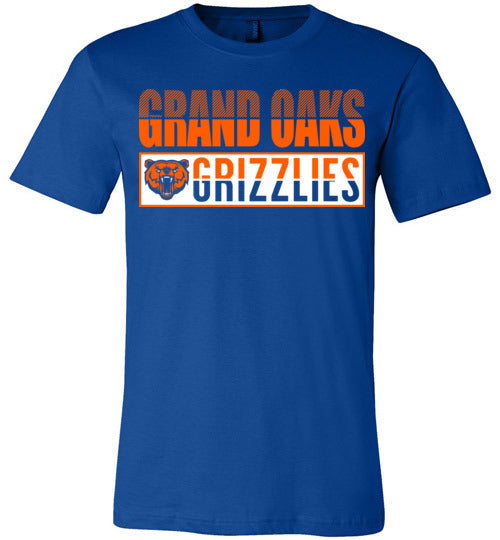 Grand Oaks Grizzlies Premium Royal T-shirt - Design 31