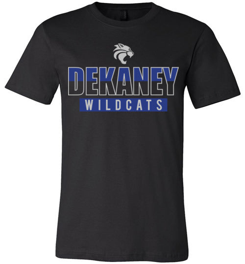 Dekaney Wildcats Premium Black T-shirt - Design 23