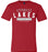 Cypress Lakes Spartans Premium Red T-shirt - Design 21