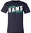 Cypress Ridge Rams Premium Navy T-shirt - Design 84