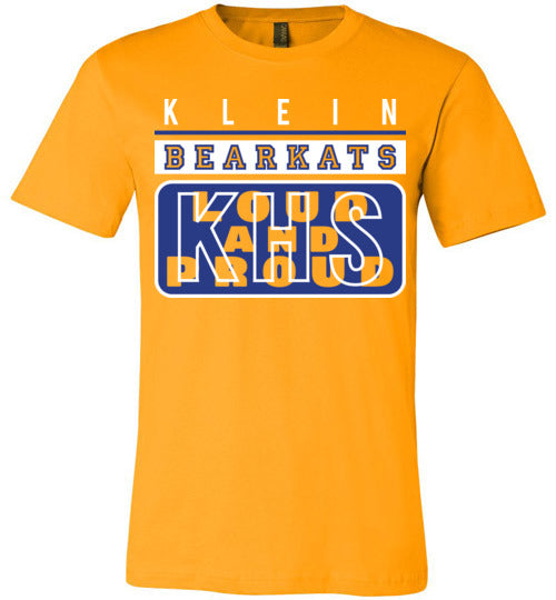 Klein Bearkats Premium Gold T-shirt - Design 86