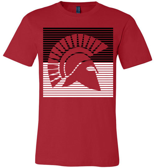 Porter Spartans Premium Red T-shirt - Design 27