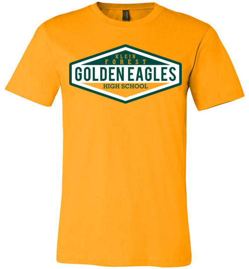 Klein Forest Golden Eagles Premium Gold T-shirt - Design 09