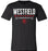 Westfield Mustangs Premium Black T-shirt - Design 03