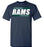 Cypress Ridge High School Rams Navy Unisex T-shirt 72