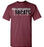 Cy-Fair High School Bobcats Maroon Unisex T-shirt 22