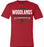 The Woodlands Highlanders Premium Red T-shirt - Design 03