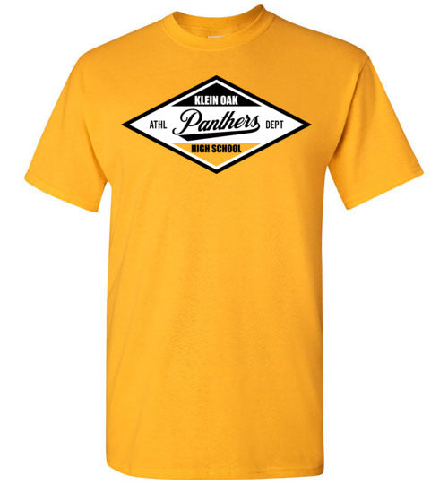 Klein Oak Panthers - Design 13 - Gold Unisex T-shirt