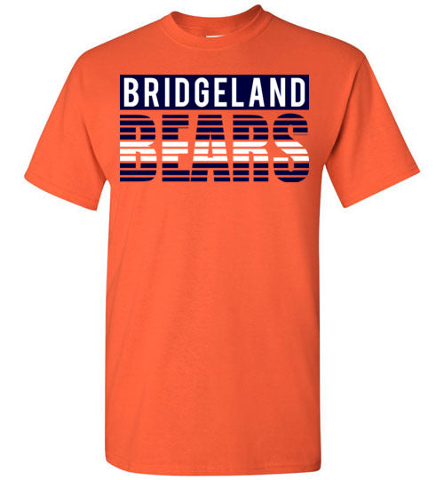 Bridgeland High School Bears Orange Unisex T-shirt 35