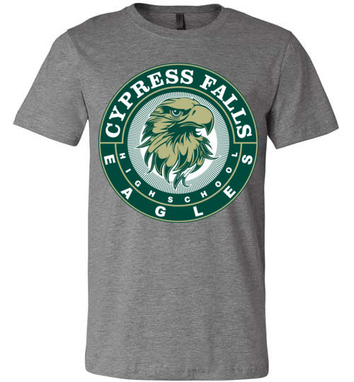 Cypress Falls Eagles Premium Deep Heather T-shirt - Design 02