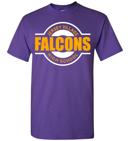 Jersey Village High School Falcons Purple Unisex T-shirt 11