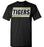 Cypress Park High School Tigers Black Unisex T-shirt 72