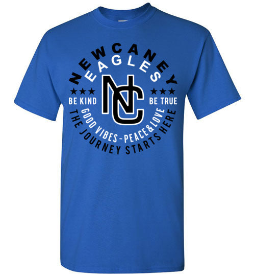 New Caney Eagles High School Royal Unisex T-shirt 16