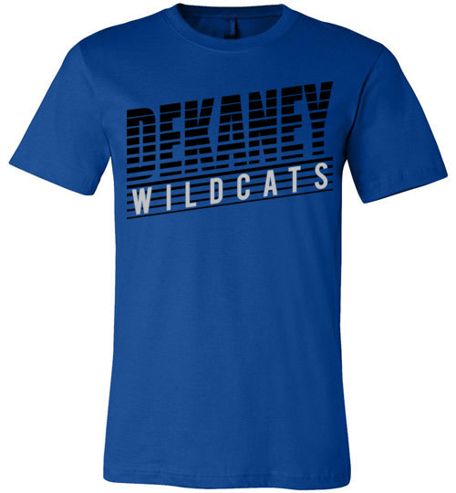 Dekaney Wildcats Premium Royal Blue T-shirt - Design 32