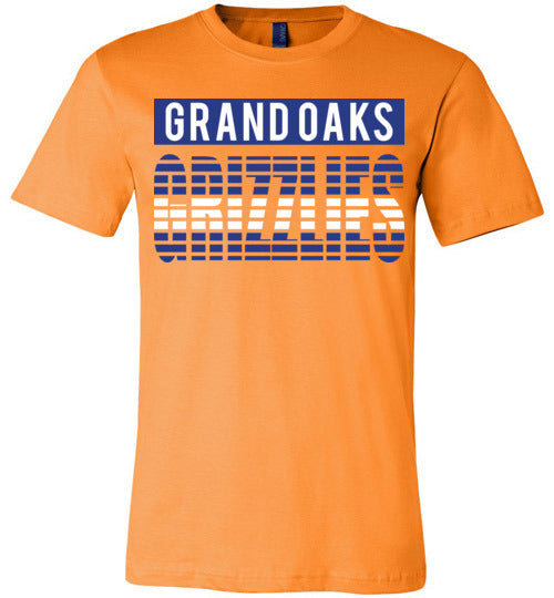 Grand Oaks Grizzlies Premium Orange T-shirt - Design 35