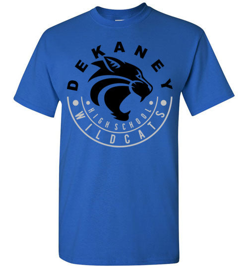 Dekaney High School Wildcats Royal Blue Unisex T-shirt 19