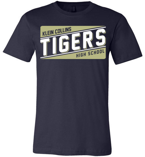 Klein Collins Tigers Premium Navy T-shirt - Design 84