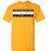 Cypress Ranch High School Mustangs Gold Unisex T-shirt 25