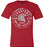 Cypress Lakes Spartans Premium Red T-shirt - Design 16