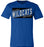 Dekaney Wildcats Premium Royal Blue T-shirt - Design 84