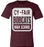 Cy-Fair Bobcats Premium Maroon T-shirt - Design 01