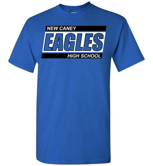 New Caney Eagles High School Royal Unisex T-shirt 72