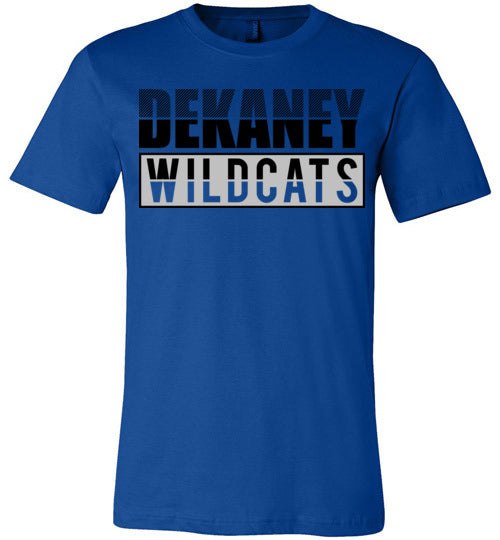 Dekaney Wildcats Premium Royal Blue T-shirt - Design 31