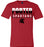 Porter Spartans Premium Red T-shirt - Design 29