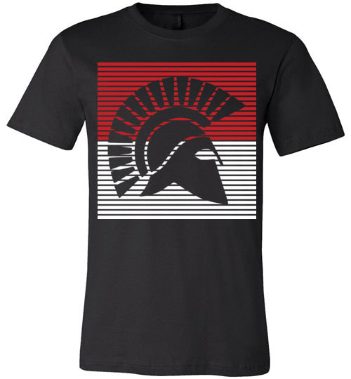 Porter Spartans Premium Black T-shirt - Design 27