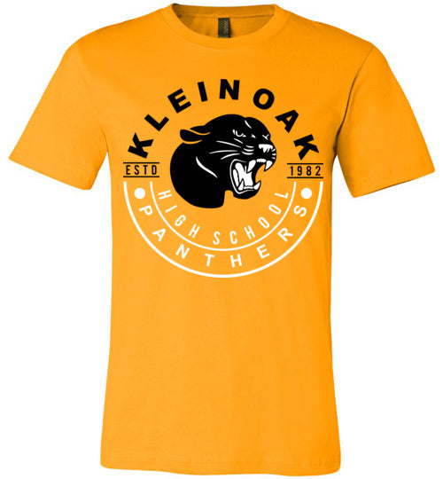 Klein Oak Panthers Premium Gold T-shirt - Design 19 — District 63