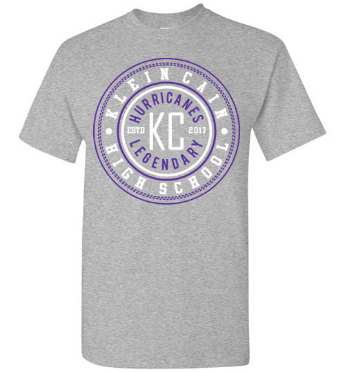 Klein Cain Hurricanes - Design 26 - Grey T-shirt