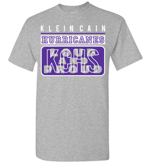 Klein Cain High School Hurricanes Sports Grey Unisex T-shirt 86