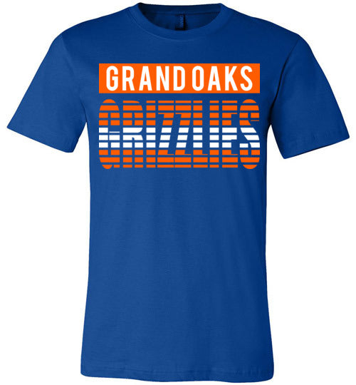 Grand Oaks Grizzlies Premium Royal T-shirt - Design 35