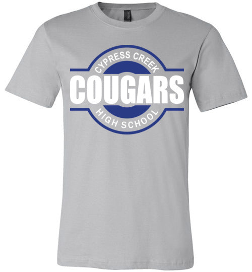 Cypress Creek Cougars Premium Silver T-shirt - Design 11