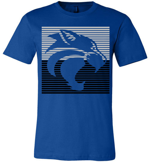 Dekaney Wildcats Premium Royal Blue T-shirt - Design 27