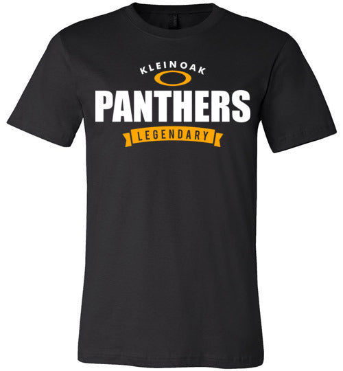 Klein Oak Panthers Premium Black T-shirt - Design 44