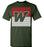 The Woodlands High School Highlanders Dark Green Unisex T-shirt 27