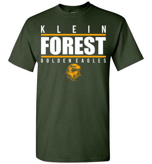 Klein Forest High School Golden Eagles Forest Green Unisex T-shirt 07