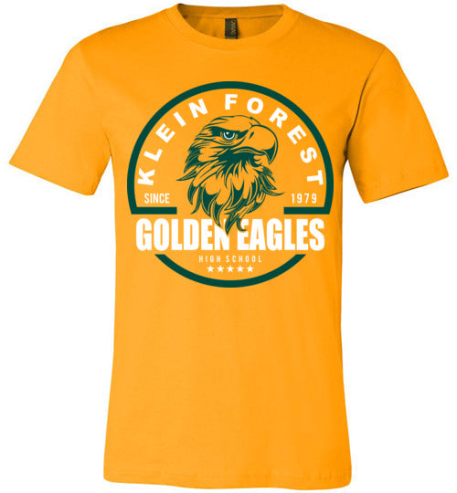 Klein Forest Golden Eagles Premium Gold T-shirt - Design 04