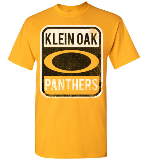 Klein Oak High School Panthers Gold Unisex T-shirt 01