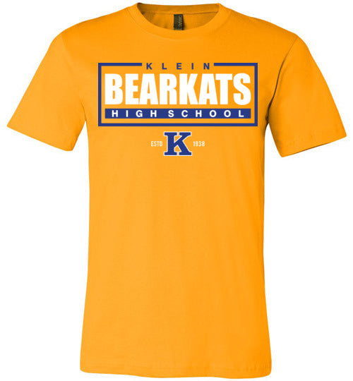 Klein Bearkats Premium Gold T-shirt - Design 49