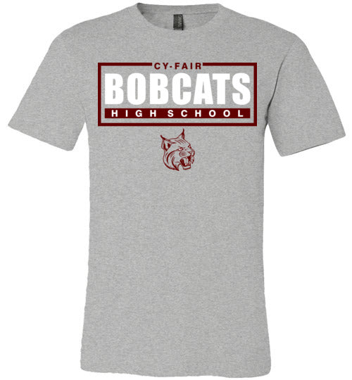 Cy-Fair Bobcats Premium Heather T-shirt - Design 49