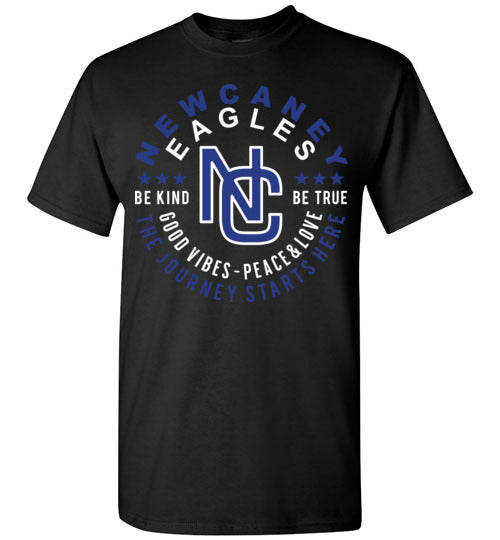 New Caney Eagles High School Black Unisex T-shirt 16